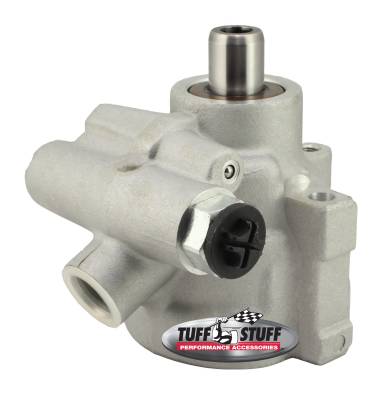 Tuff Stuff Performance - Type II Alum. Power Steering Pump GM LS Stock Replacement For 1998-2002 Camaro And Firebirds Alum For Street Rods/Custom Vehicles w/Limited Engine Space Factory Cast PLUS+ 6175AL-6