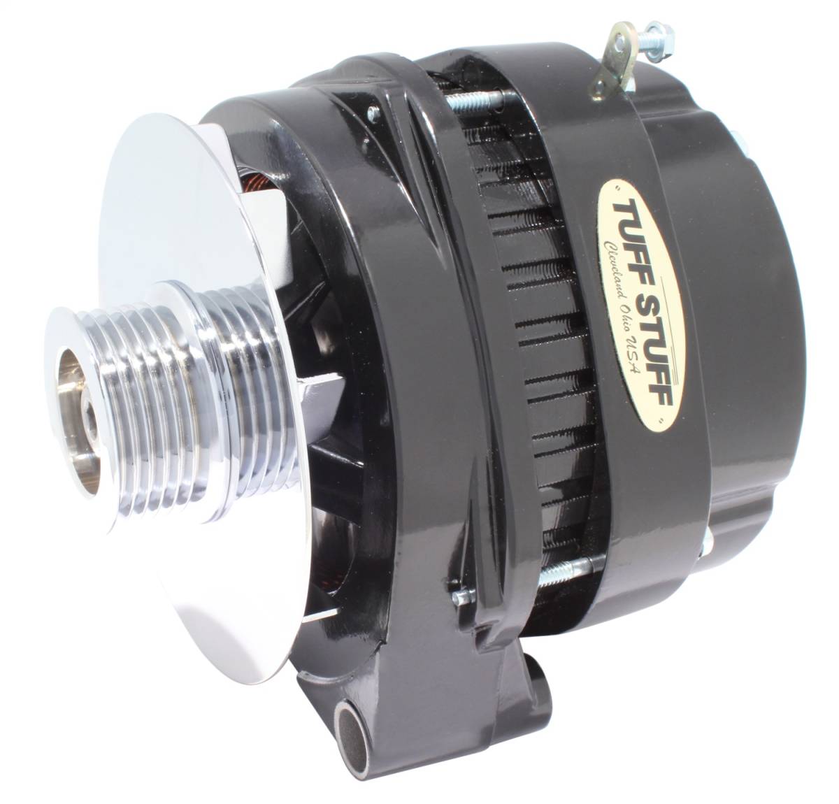 Tuff Stuff Performance - Alternator 170 AMP OEM Wire 6 Groove Pulley Withstands Extreme Conditions Black 8219NB