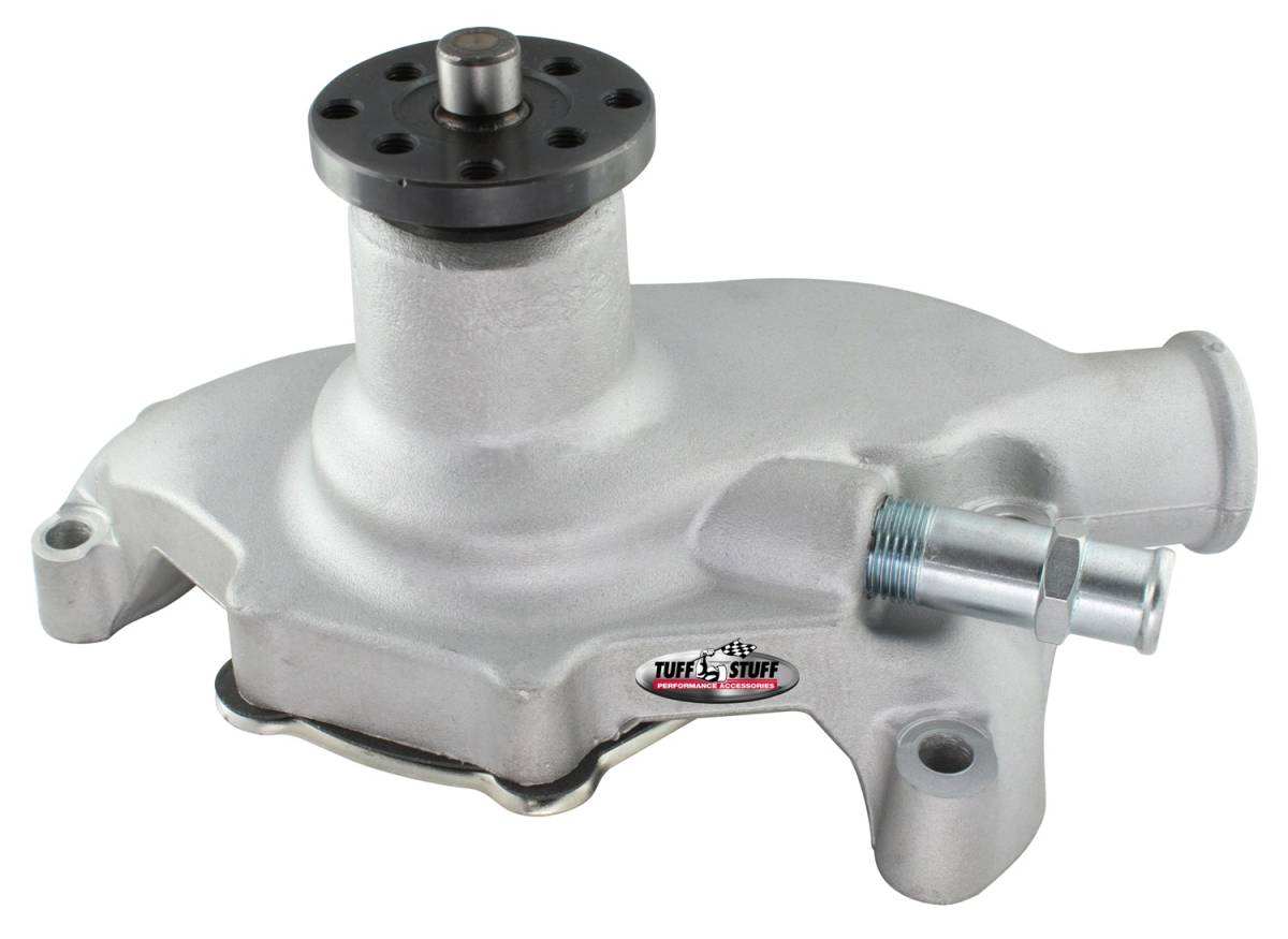 Tuff Stuff Performance - Platinum SuperCool Water Pump 5.625 in. Hub Height 5/8 in. Pilot Short Flat Smooth Top And No Top Threaded Water Port Factory Cast PLUS+ 1353