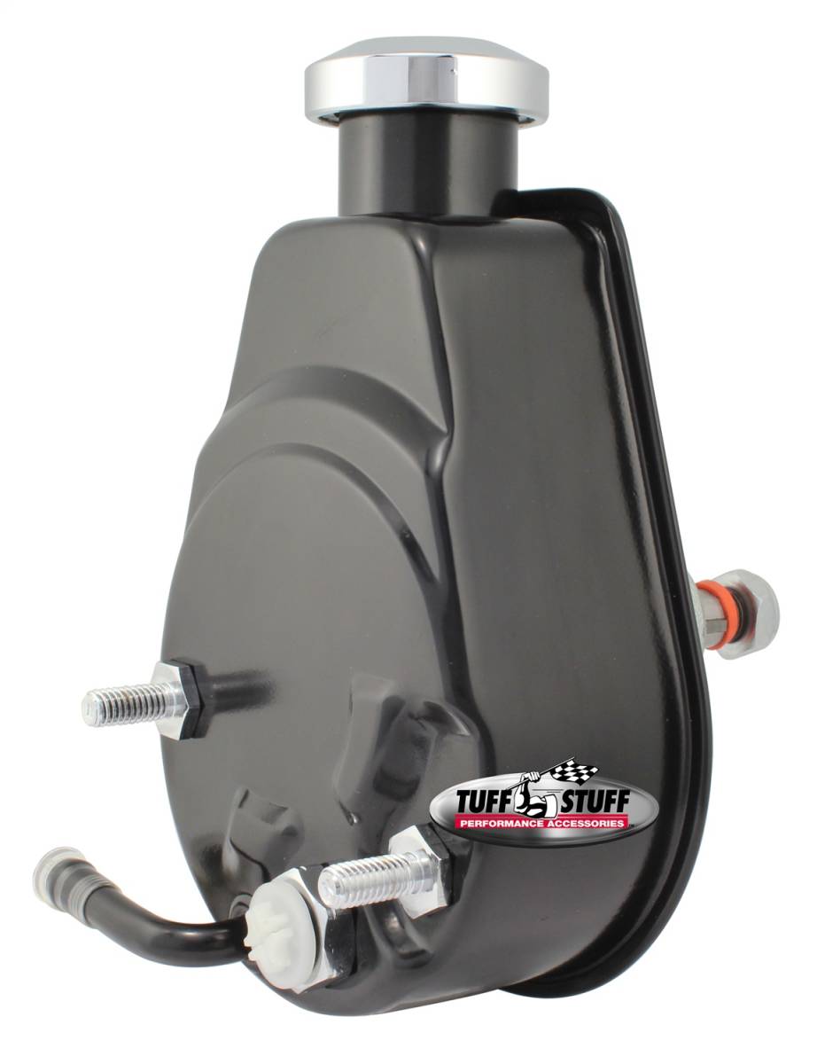 Tuff Stuff Performance - Saginaw Style Power Steering Pump Direct Fit 5/8 in. Keyed Shaft 1200 PSI 3/8 in.-16 Mtg. Holes Black 6172B