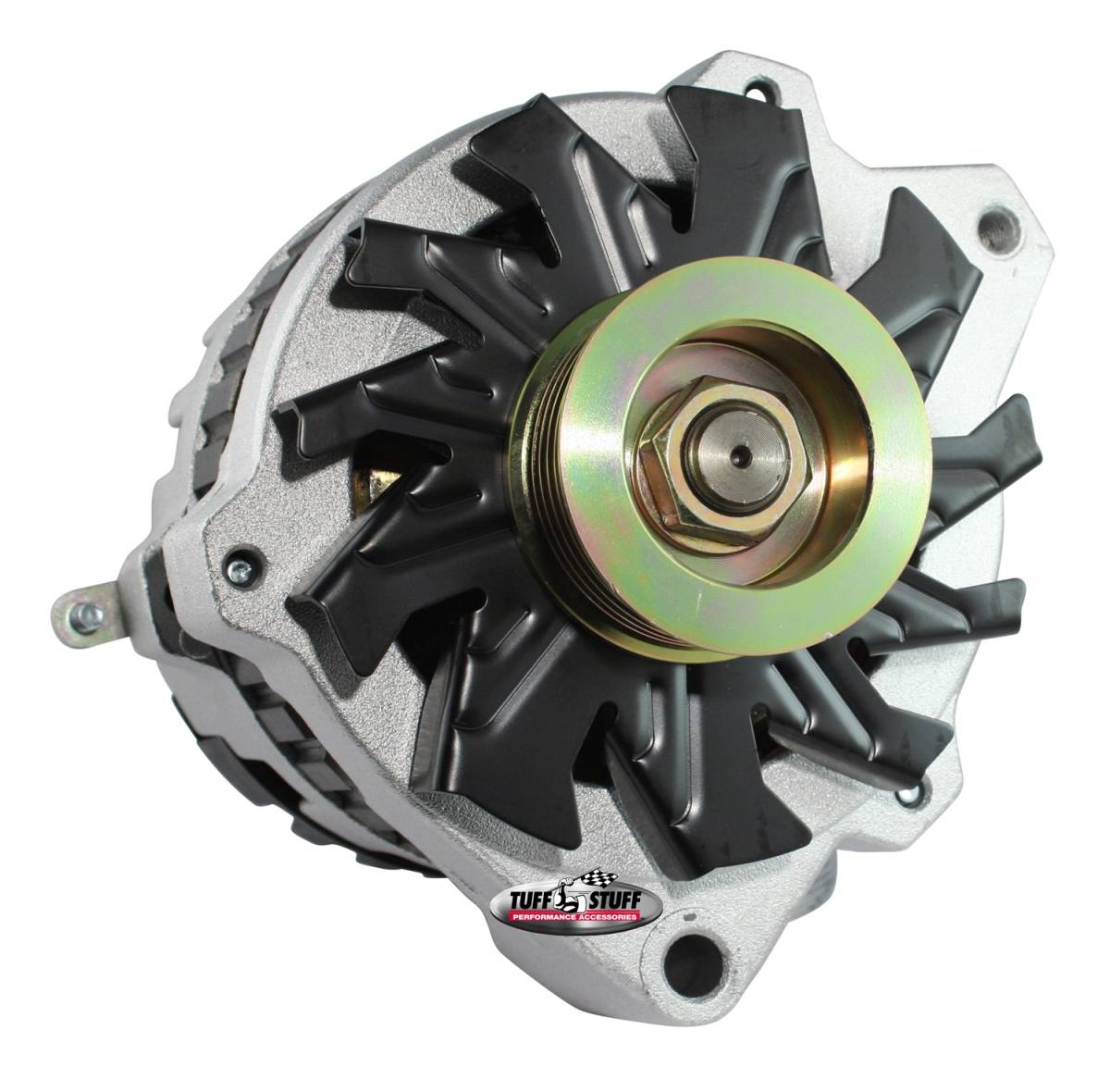 Tuff Stuff Performance - Alternator 160 AMP 1 Wire Or OEM 6 Groove Pulley Factory Cast PLUS+ 7860K-16G