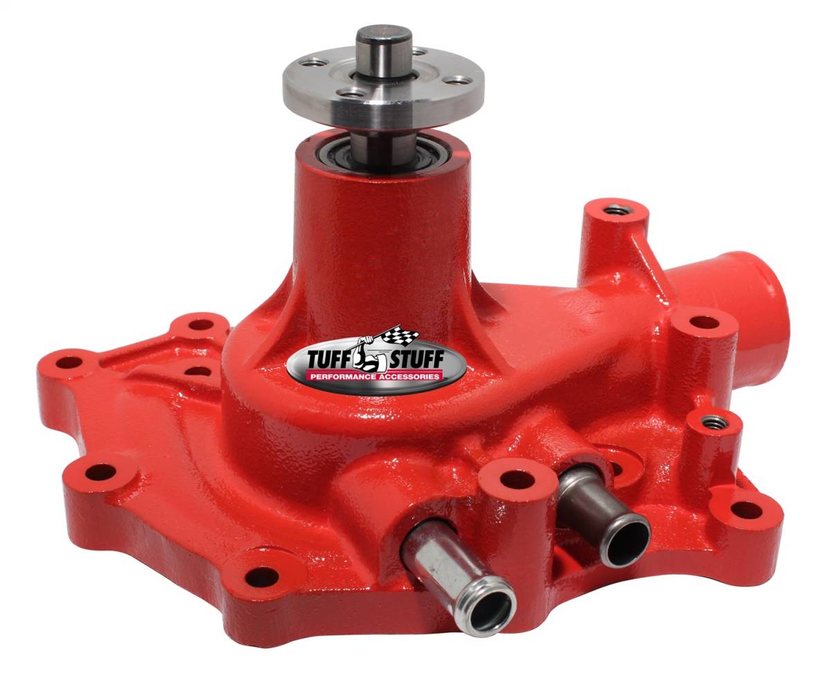 Tuff Stuff Performance - SuperCool Water Pump 5.437 in. Hub Height 5/8 in. Pilot w/Pass. Side Inlet Red 1432CRED