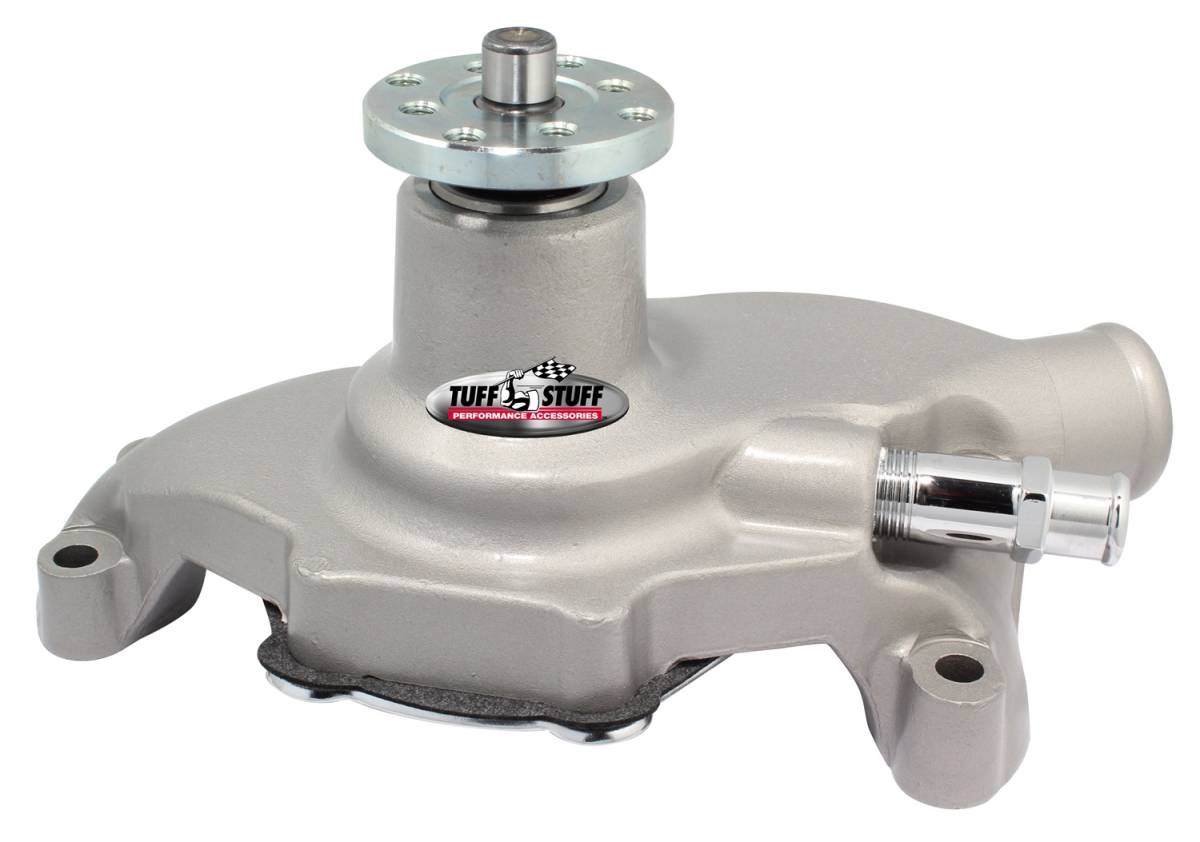 Tuff Stuff Performance - Platinum SuperCool Water Pump 5.625 in. Hub Height 5/8 in. Pilot Short Reverse Rotation Aluminum Casting Factory Cast PLUS+ For Custom Serpentine Systems Only 1394NCREV