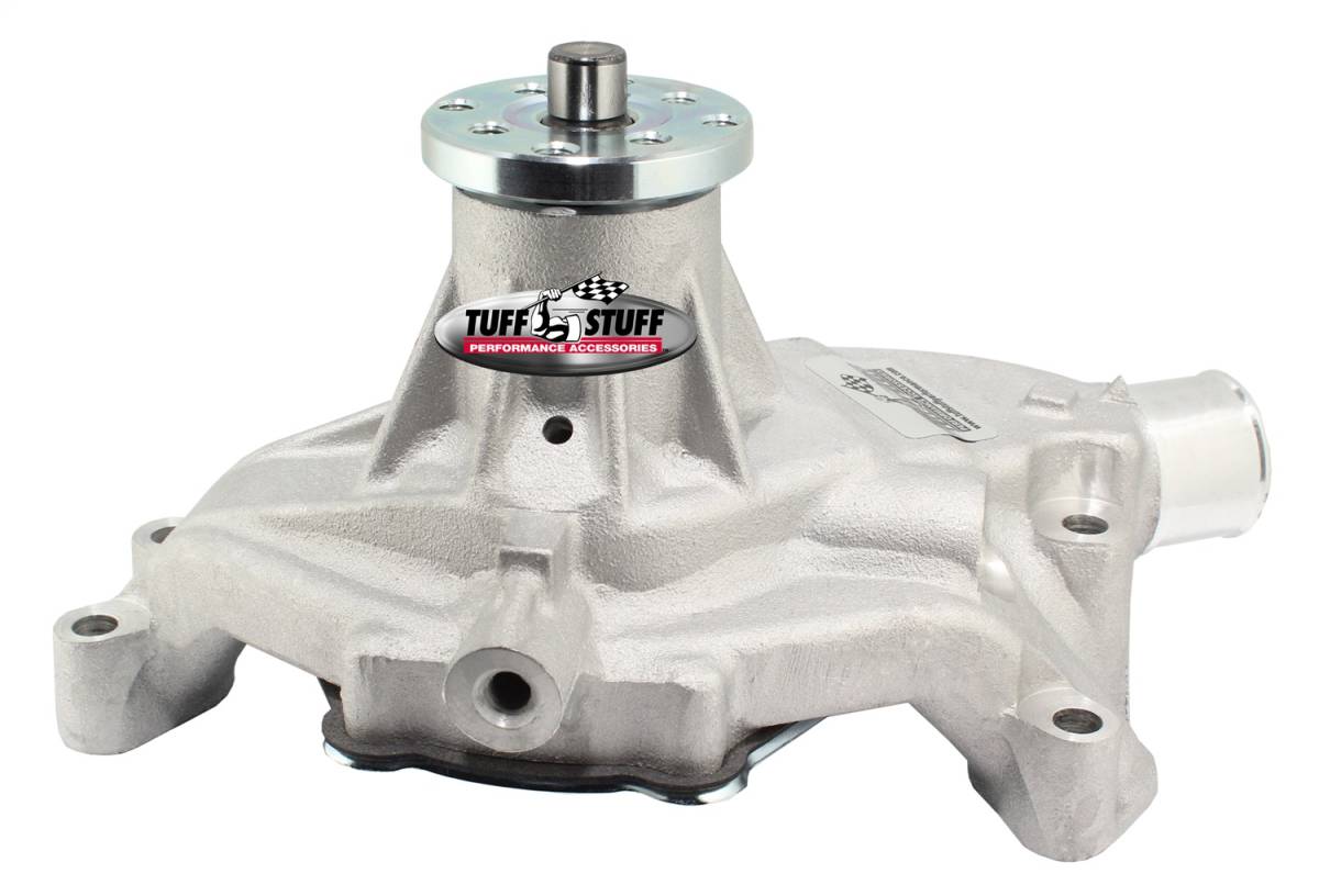 Tuff Stuff Performance - Platinum Water Pump 5.625 in. Hub Height 5/8 in. Pilot Standard Flow 3/8 in.-16 Hole Threaded Water Port Factory Cast PLUS+ 1635E