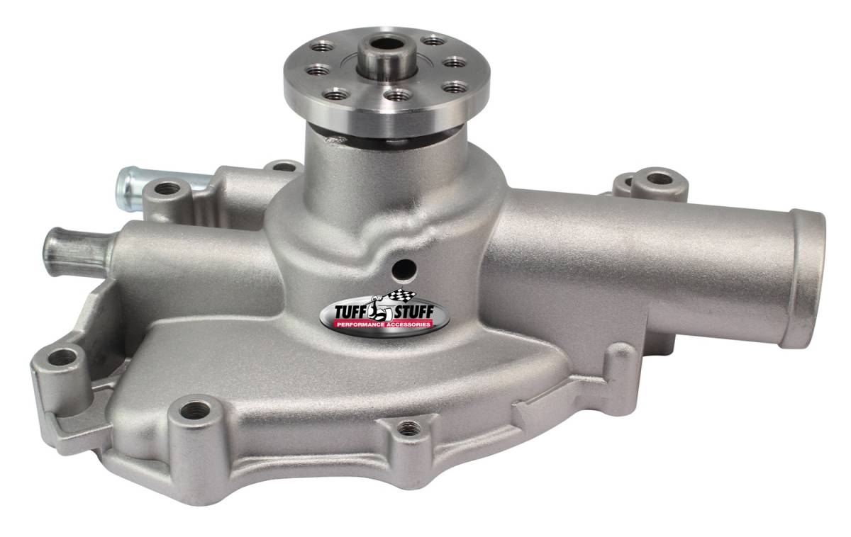 Tuff Stuff Performance - Platinum SuperCool Water Pump 4.312 in. Hub Height 3/4 in. Pilot Shorty Aluminum Casting Factory Cast PLUS+ Driver Side Inlet 1625NJ