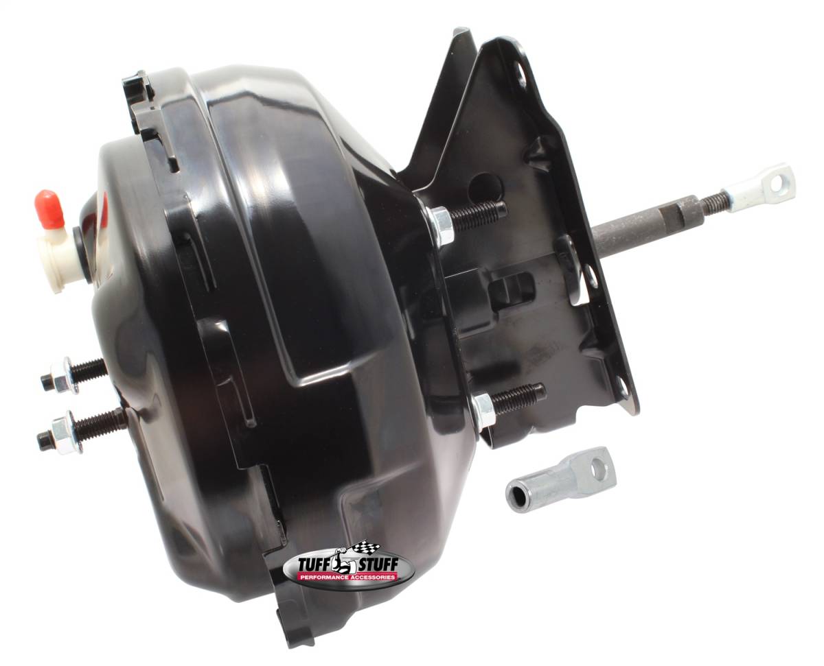 Tuff Stuff Performance - Power Brake Booster 11 in. Dual Diaphragm Incl. Booster Mtg. Bracket/10mm - 1.5 Threaded Studs And Nuts Black 2232NB