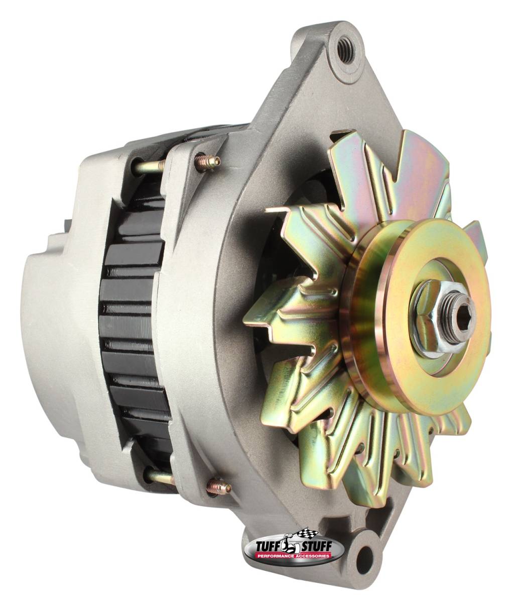 Tuff Stuff Performance - Alternator 170 AMP Incl. Pigtail/OEM Wiring V Groove Pulley Factory Cast PLUS+ 7290NC