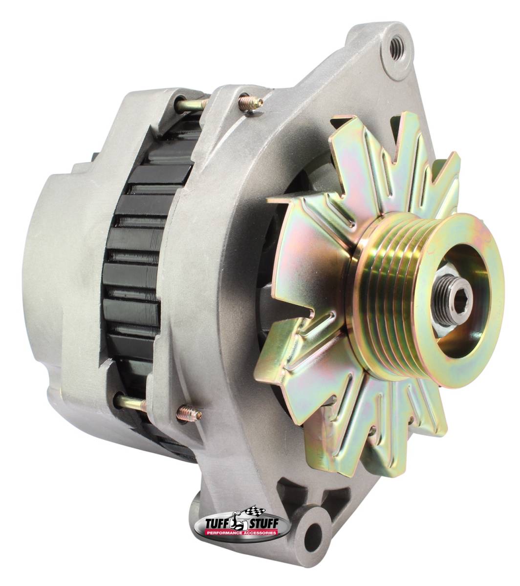 Tuff Stuff Performance - Alternator 250 High AMP Incl. Pigtail/OEM Wiring 6 Groove Pulley Factory Cast PLUS+ 7290ND6G
