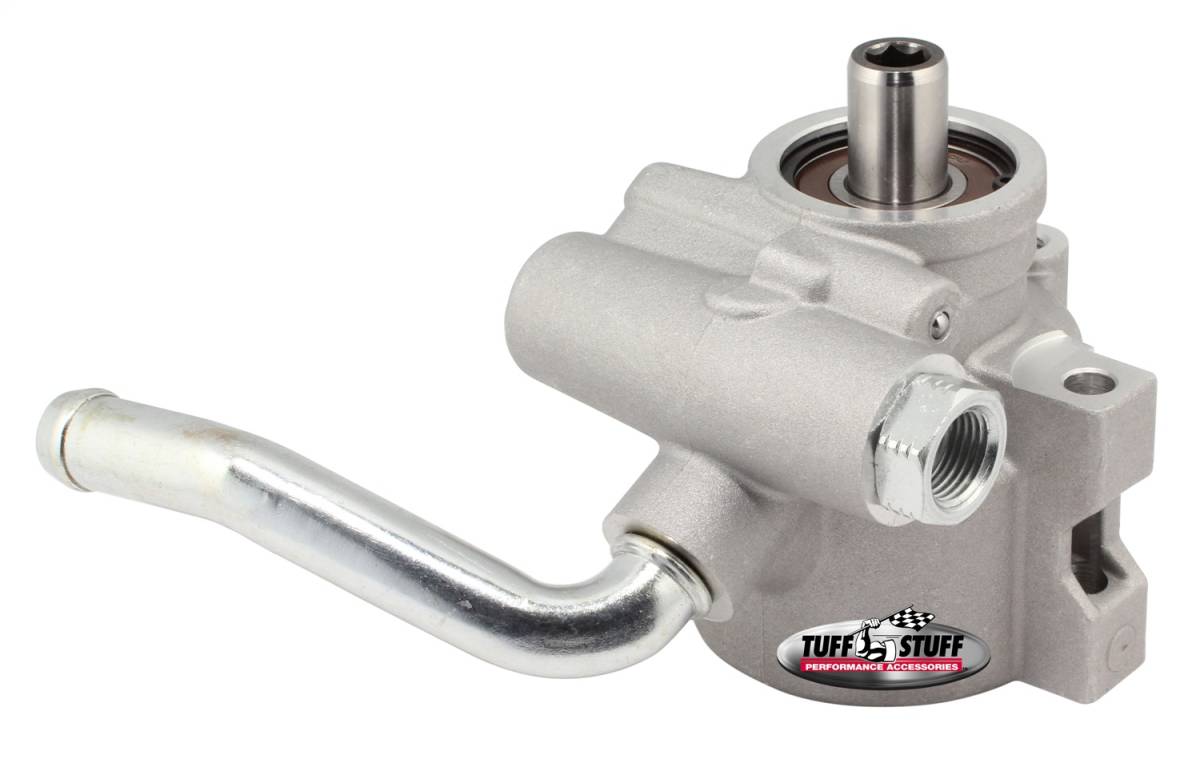 Tuff Stuff Performance - Type II Alum. Power Steering Pump Stock Replacement Factory Cast PLUS+ 6169AL