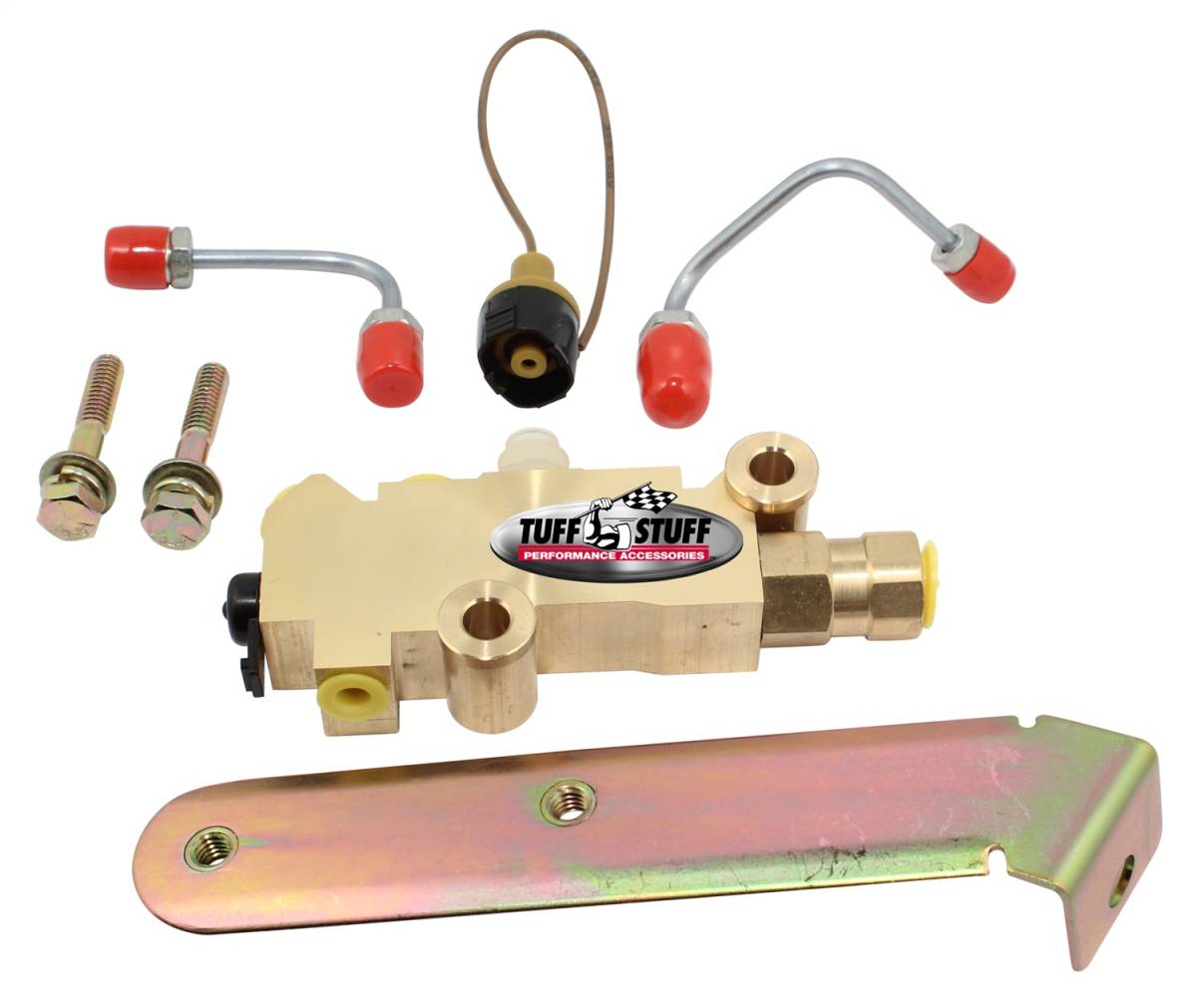 Tuff Stuff Performance - Brake Proportioning Valve Kit 1/2 And 9/16 in. Ports Disc/Drum For Master Cylinders PN[2018/2019/2023/2024] Brass 2302NB