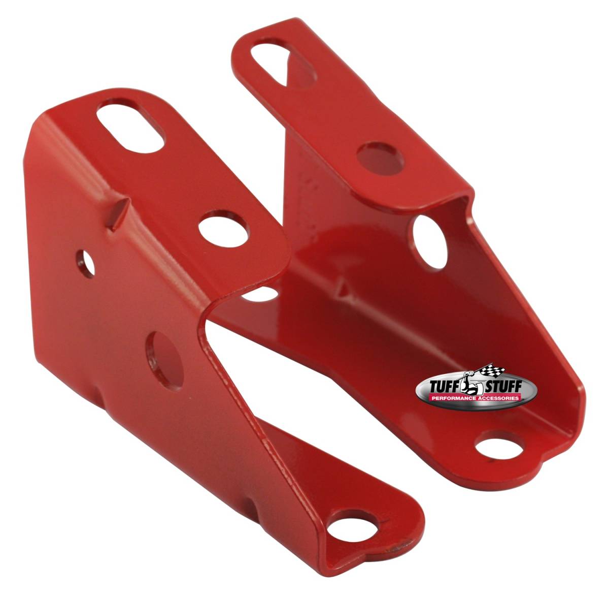 Tuff Stuff Performance - Brake Booster Brackets Incl. Left And Right Side 1967-1972 GM For Brake Booster PN[2121/2122/2123/2124/2129/2221/2222/2223/2224/2228/2229/2231] Red Powdercoat 4650BRED