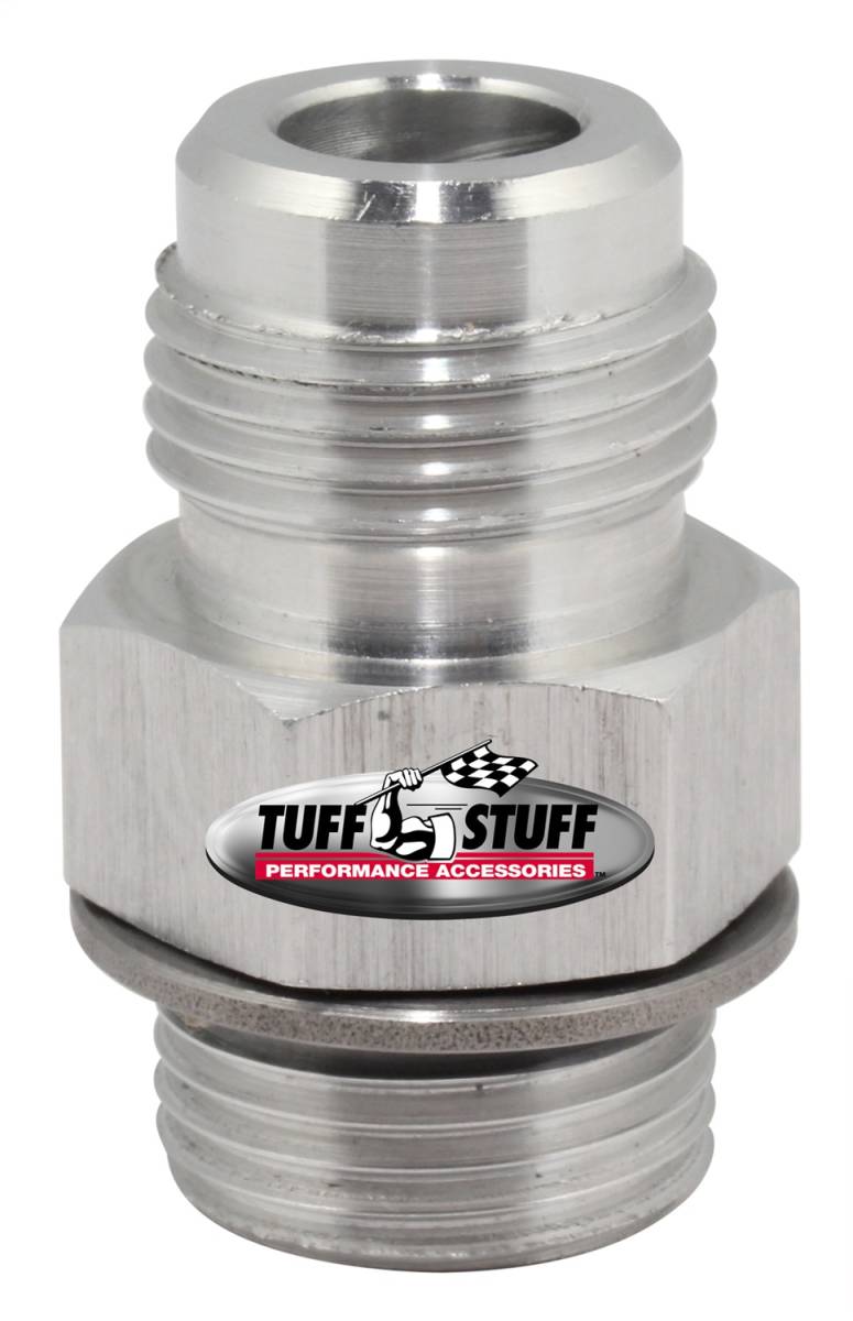 Tuff Stuff Performance - Power Steering Return Hose Fitting AN-10 x 7/8 in.-14 Incl. Washer w/O-Ring Fits Type II Aluminum 5551