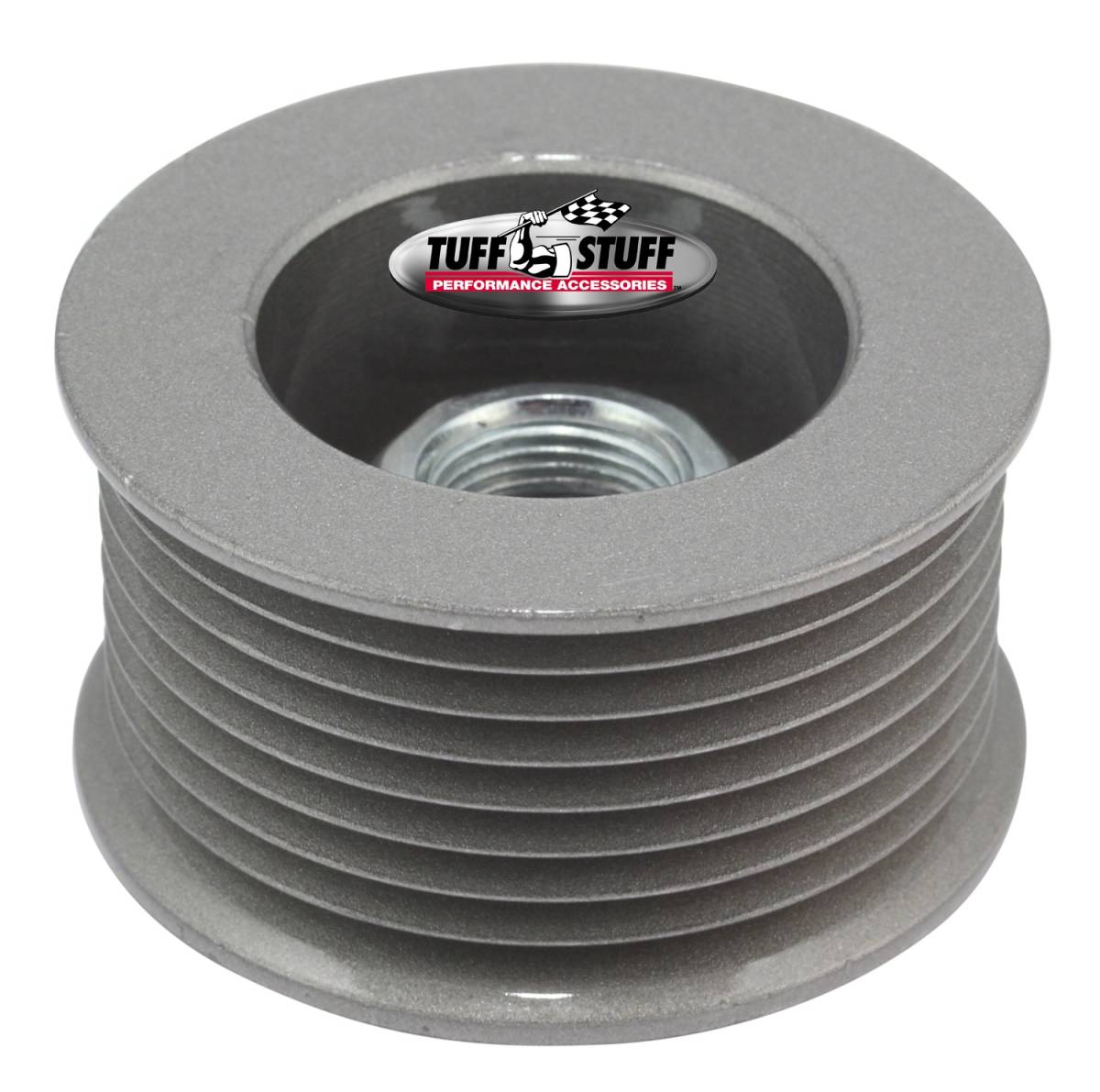 Tuff Stuff Performance - Alternator Pulley 2.25 in. 8 Groove Serpentine Incl. Lock Washer/Nut As Cast 7610DC