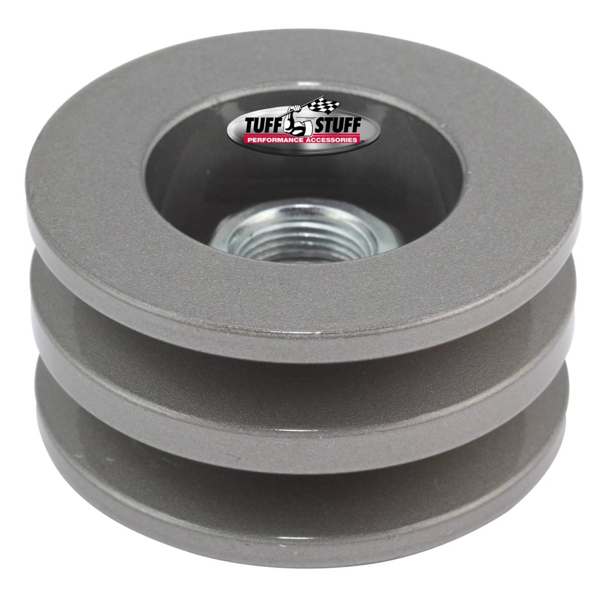 Tuff Stuff Performance - Alternator Pulley 2.628 in. Double V Groove Incl. Lock Washer/Nut As Cast 7610FC