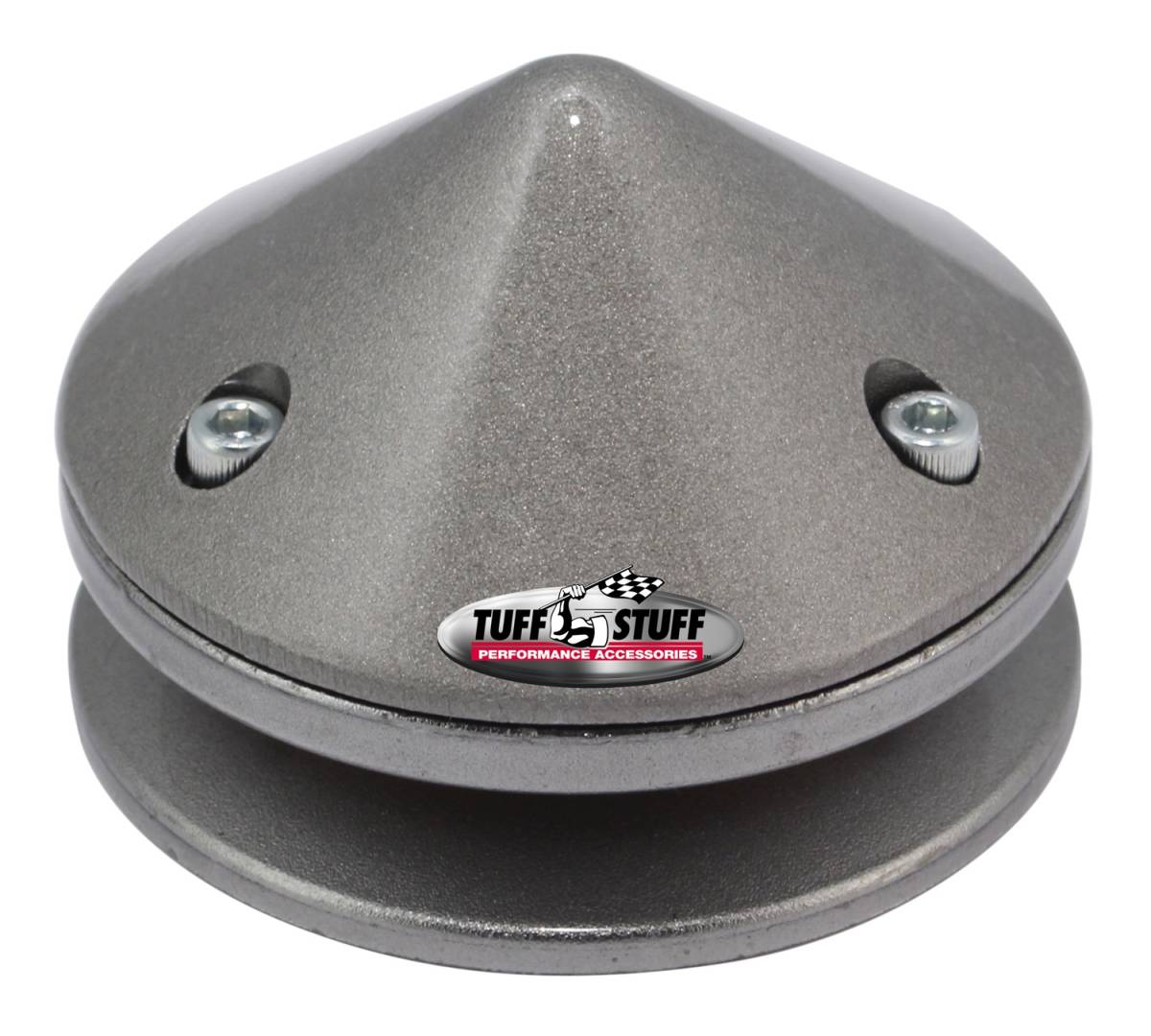 Tuff Stuff Performance - Alternator Pulley And Bullet Cover 2.25 in. Pulley Single V Groove Incl. Lock Washer/Nut Factory Cast PLUS+ 7650D
