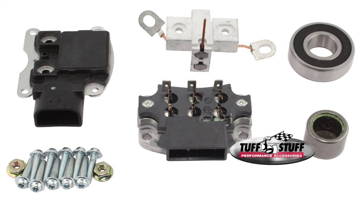 Tuff Stuff Performance - Alternator Repair Kit Ford 2Gen Incl. All Parts And Bearings To Rebuild Tuff Stuff Alternator PN[7716A] 7700E