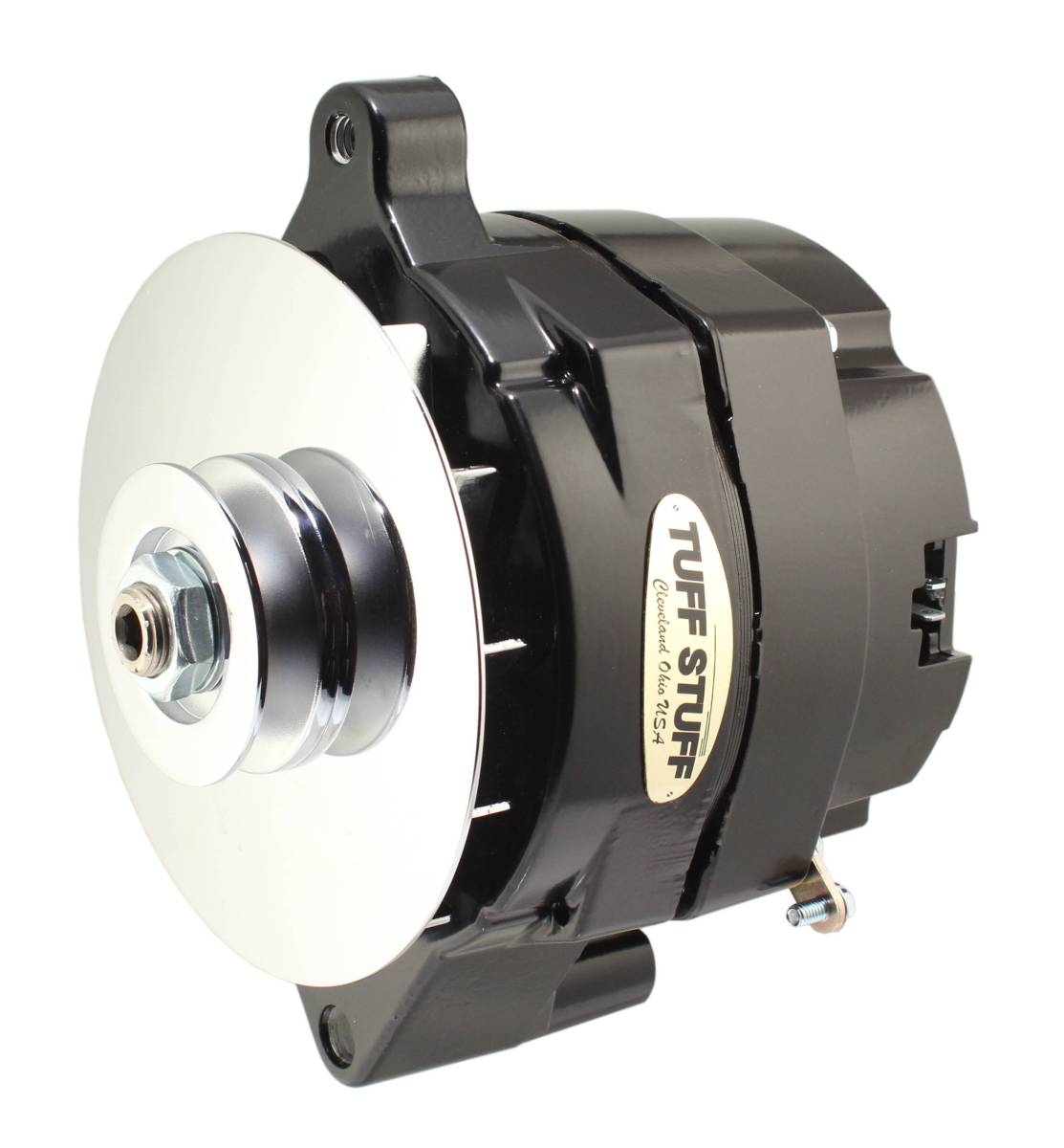 Tuff Stuff Performance - Alternator; 70 AMP; OEM Wire; 1G Case; V Groove Pulley; Black; 7078NH
