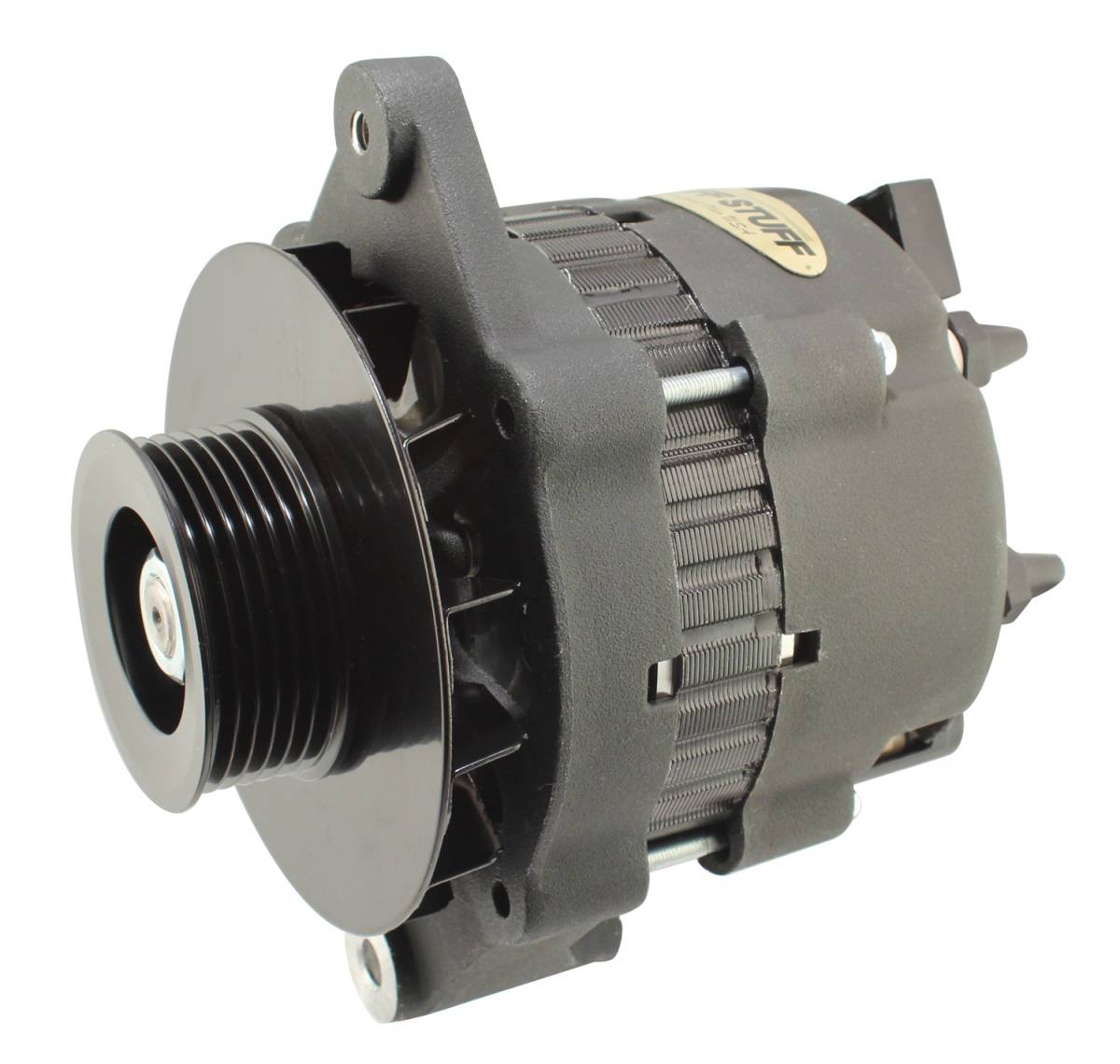 Tuff Stuff Performance - Alternator; 55 AMP - 6 Grove Pulley - Black Finish; 29102
