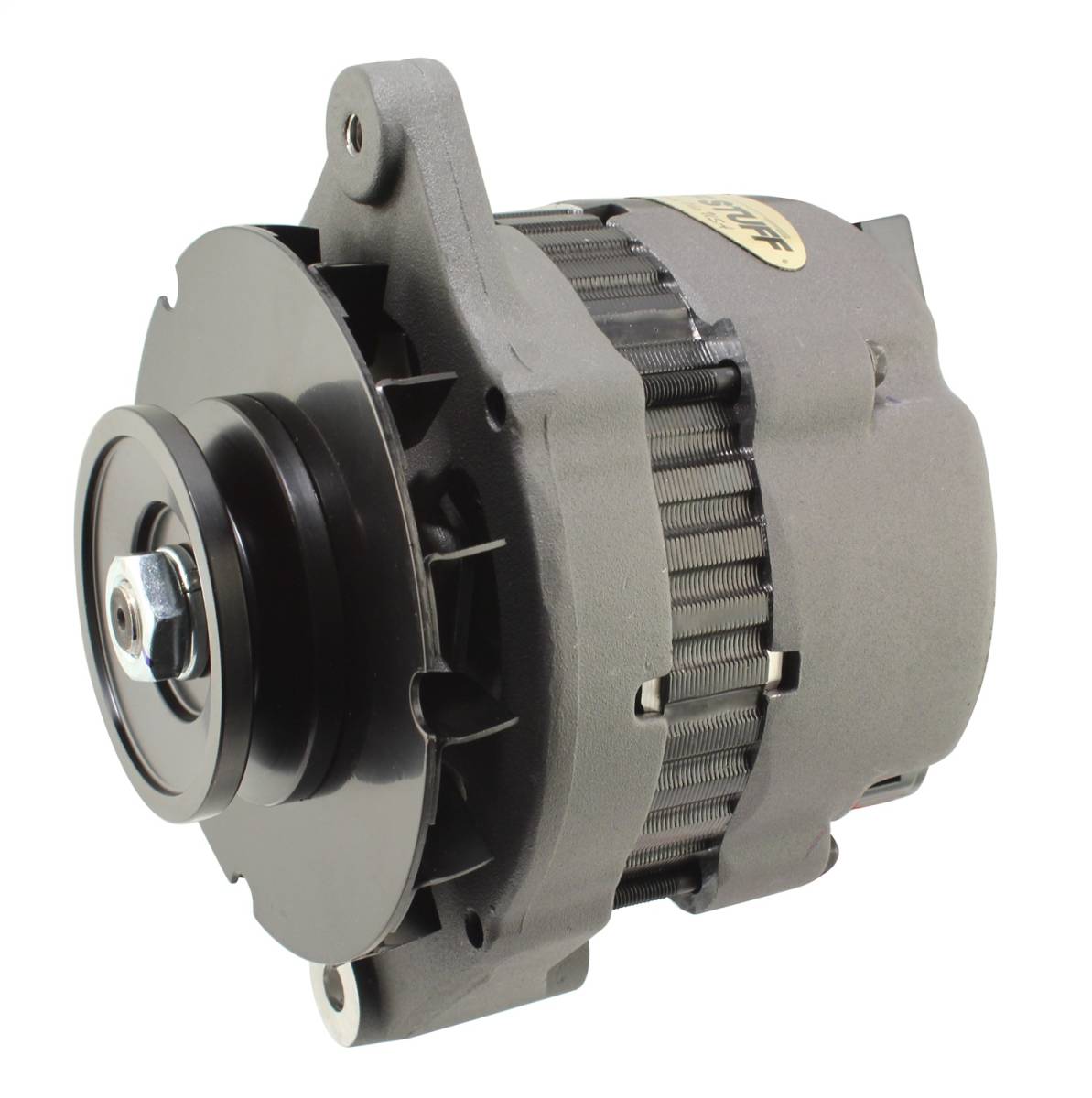 Tuff Stuff Performance - Alternator; 65 AMP - 1 Grove Pulley - Black Finish; 29103