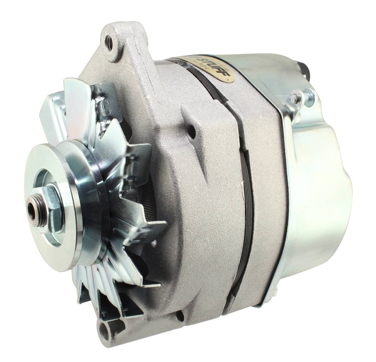 Tuff Stuff Performance - Alternator; 63 AMP - 1 Grove Pulley - Zinc Finish; 29104