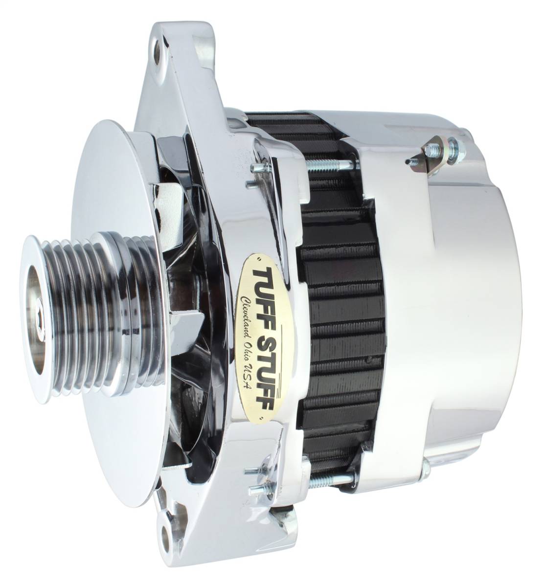 Tuff Stuff Performance - Alternator; 170 AMP - ZR1 Engines Only - OEM Wire - 6 Groove Pulley - Chrome; 7864A
