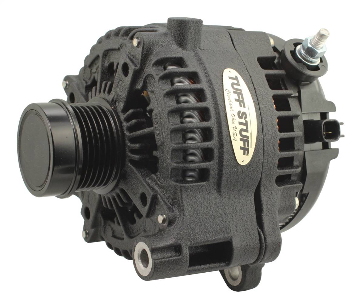 Tuff Stuff Performance - Alternator; 240 Amp - 6 Groove - Black Wrinkle; 7517B