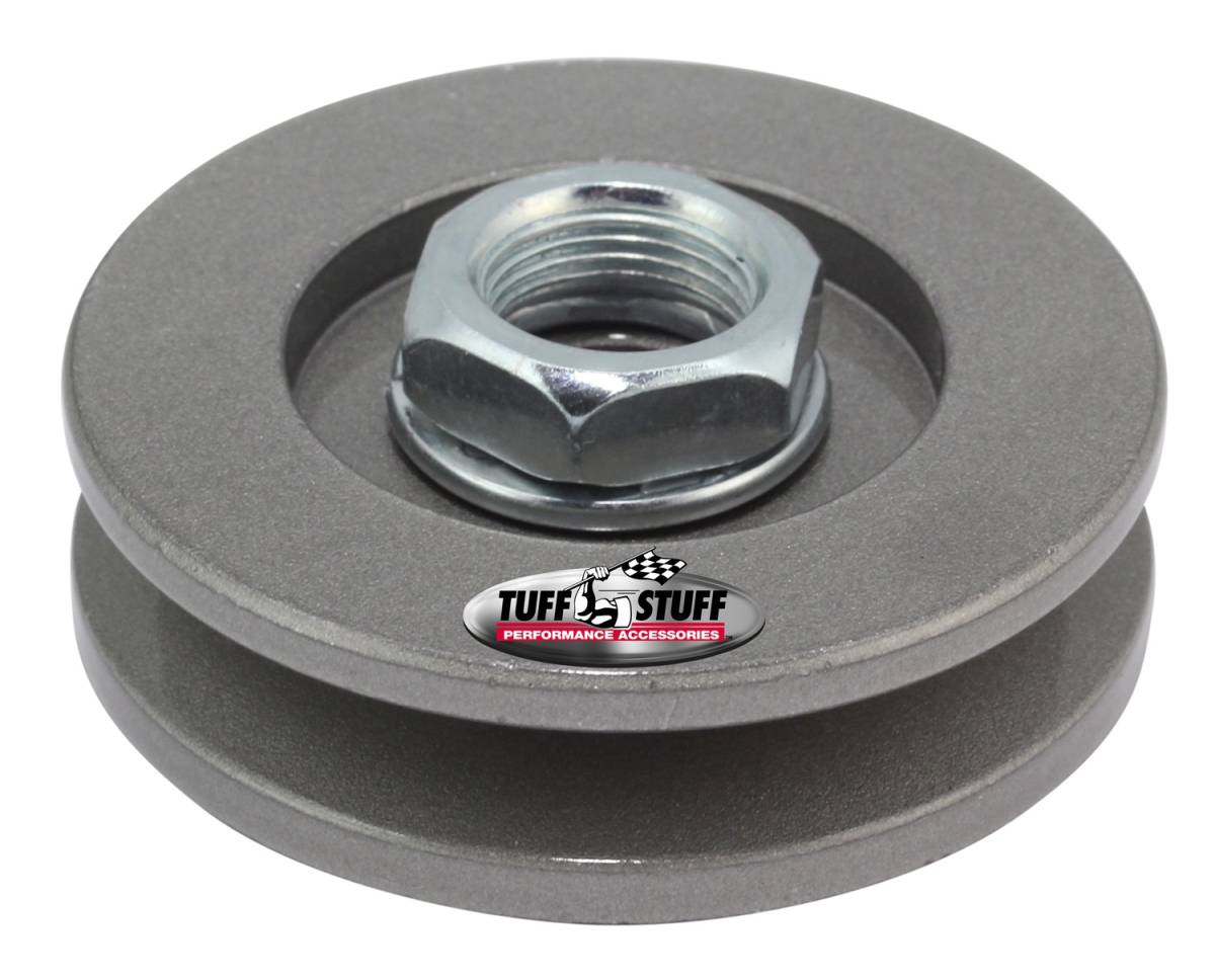 Tuff Stuff Performance - Alternator Pulley; 2.25 in. - Single V Groove - Incl. Lock Washer/Nut - As Cast; 7610EC