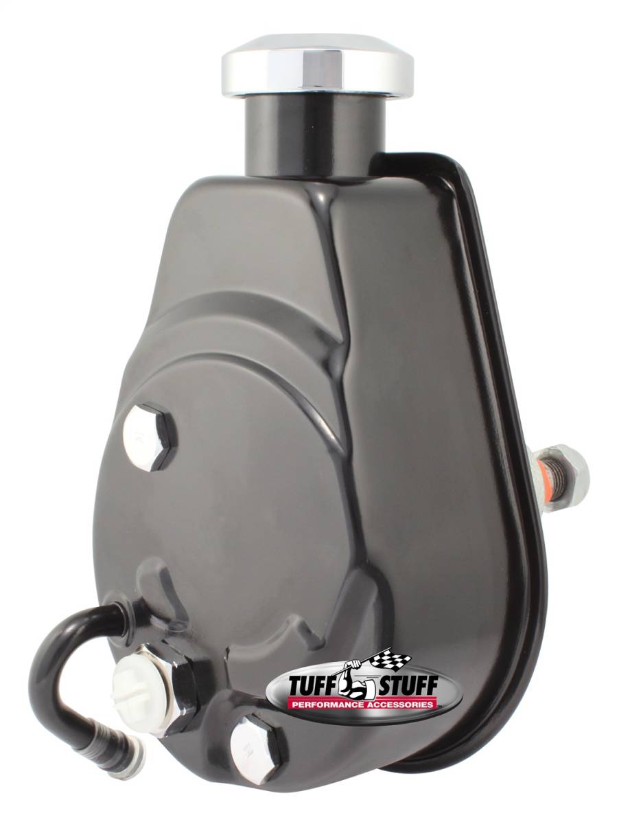 Tuff Stuff Performance - Power Steering Pump; Direct Fit - 5/8 in. Keyed Shaft - 1200 PSI - 3/8 in.-16 Mtg. Holes - Black; 6171B
