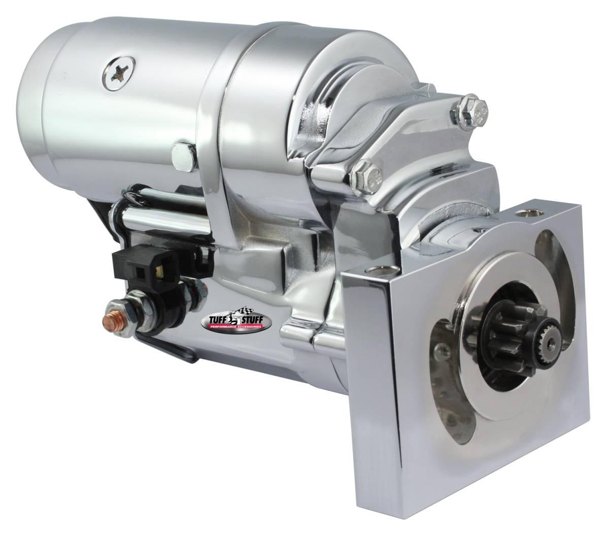 Tuff Stuff Performance - Starter; Tuff Torque - w/Stock Ring Gear - Chrome; 13186A