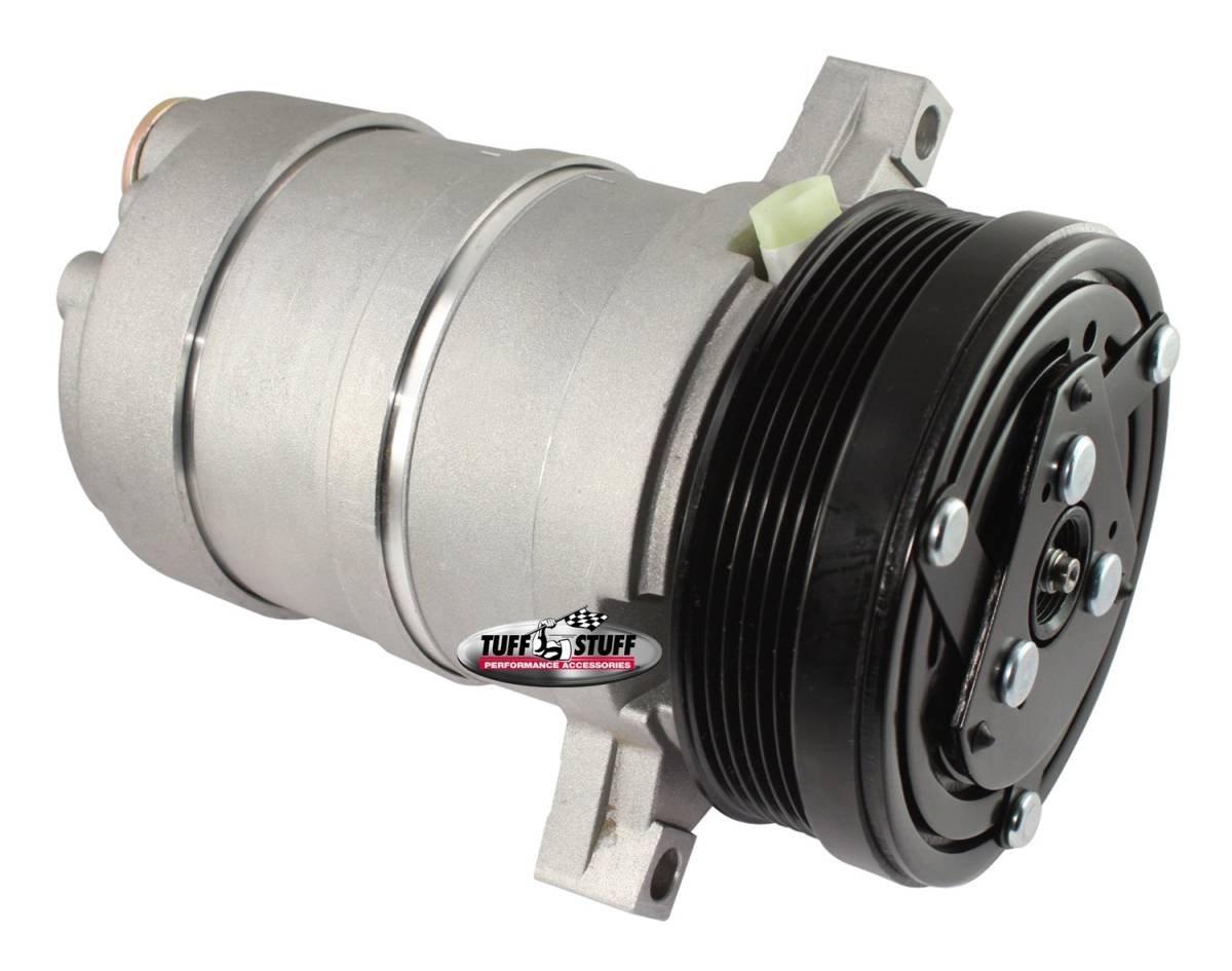 Tuff Stuff Performance - A/C Compressor; 6 Groove Pulley - Factory Cast PLUS+; 4511NC