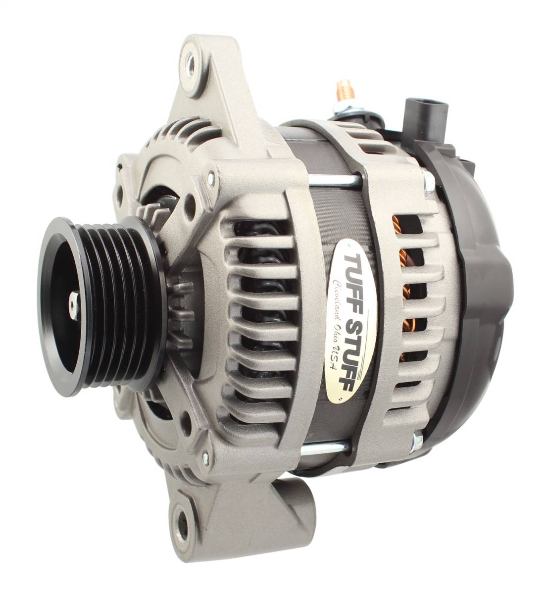 Tuff Stuff Performance - Alternator; 225 AMP - 1 Wire - 6 Groove - Factory Cast Plus - For PN [7127/7935]; 8319FC6G1W