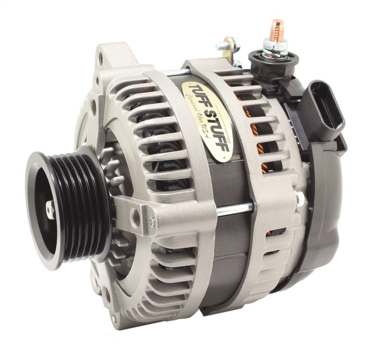 Tuff Stuff Performance - Alternator; 225 AMP - OEM Wire - 6 Groove - Factory Cast Plus; 8320FC6GOE