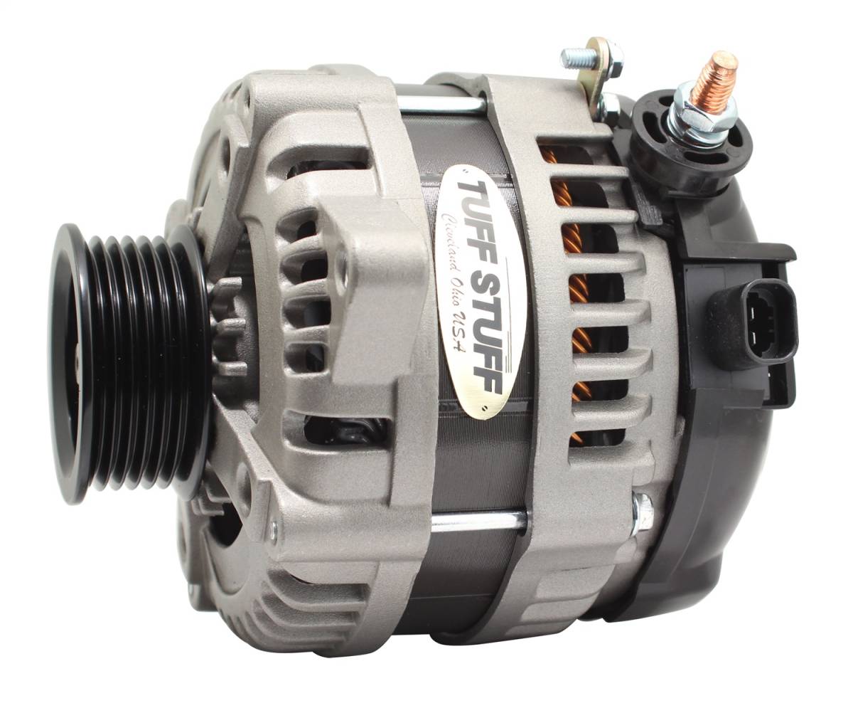 Tuff Stuff Performance - Alternator; 225 AMP - 1 Wire - 6 Groove - Factory Cast Plus - For PN [7866]; 8321FC6G1W