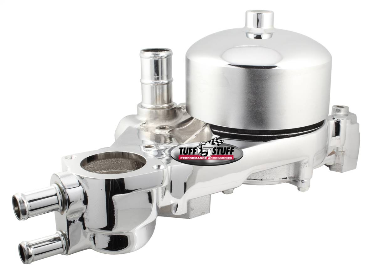 Tuff Stuff Performance - Water Pump; w/Pulley - Standard Flow - Aluminum Casting - Polished; 1310B