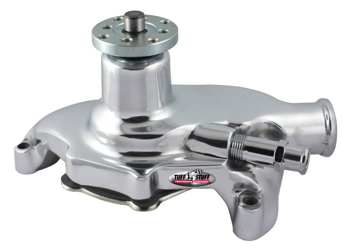 Tuff Stuff Performance - Water Pump; 5.625 in. Hub Height - 5/8 in. Pilot - Short - Aluminum Casting - Polished; 1394NB