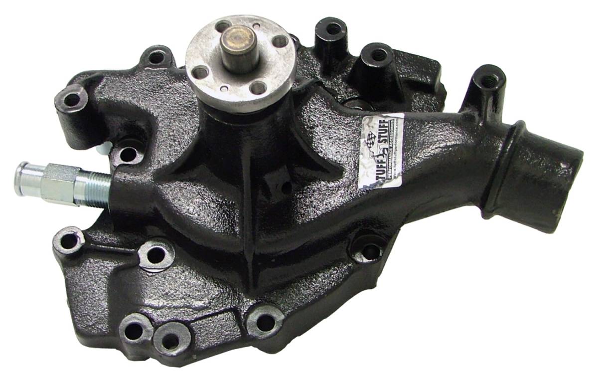 Tuff Stuff Performance - Water Pump; 5.562 in. Hub Height - 3/4 in. Pilot - Standard Flow - Threaded Water Port - Stealth Black Powder Coat; 1470NC