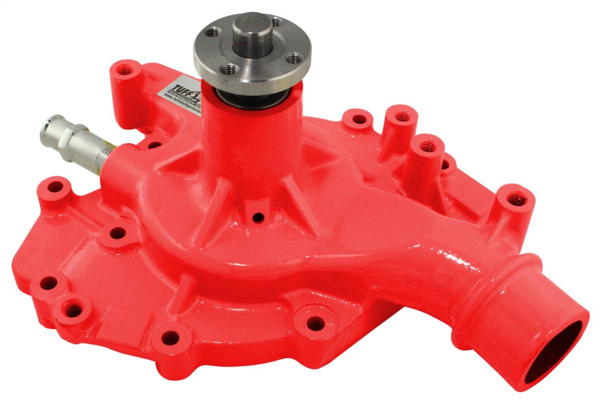Tuff Stuff Performance - Water Pump; 5.562 in. Hub Height - 3/4 in. Pilot - Standard Flow - Threaded Water Port - Red; 1470NCRED