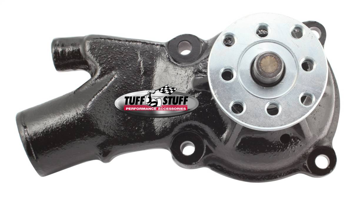 Tuff Stuff Performance - Water Pump; 3.875 in. Hub Height - 5/8 in. Pilot - Standard Flow - Stealth Black Powder Coat; 1529B