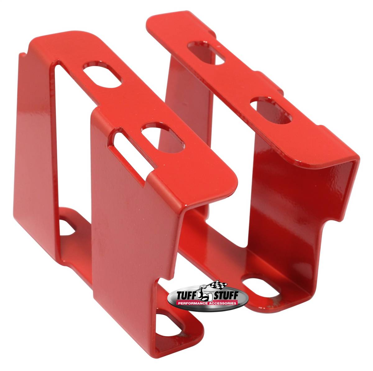 Tuff Stuff Performance - Power Brake Booster Bracket; Incl. Left And Right Side - 1955-1964 GM - For Brake Booster PN[2121/2122/2123/2124/2221/2222/2223/2228/2229/2231] - Red Powdercoat; 4651BRED