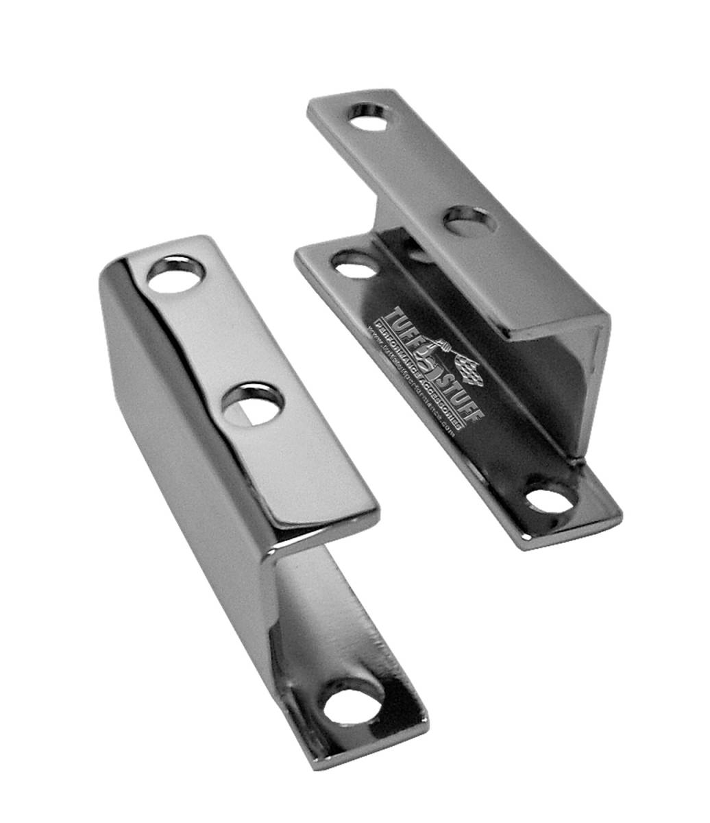 Tuff Stuff Performance - Power Brake Booster Bracket; Incl. Left And Right Side - 1955-1958 GM - For Brake Booster PN[2121/2122/2123/2124/2221/2222/2223/2228/2229/2231] - Chrome; 4652A
