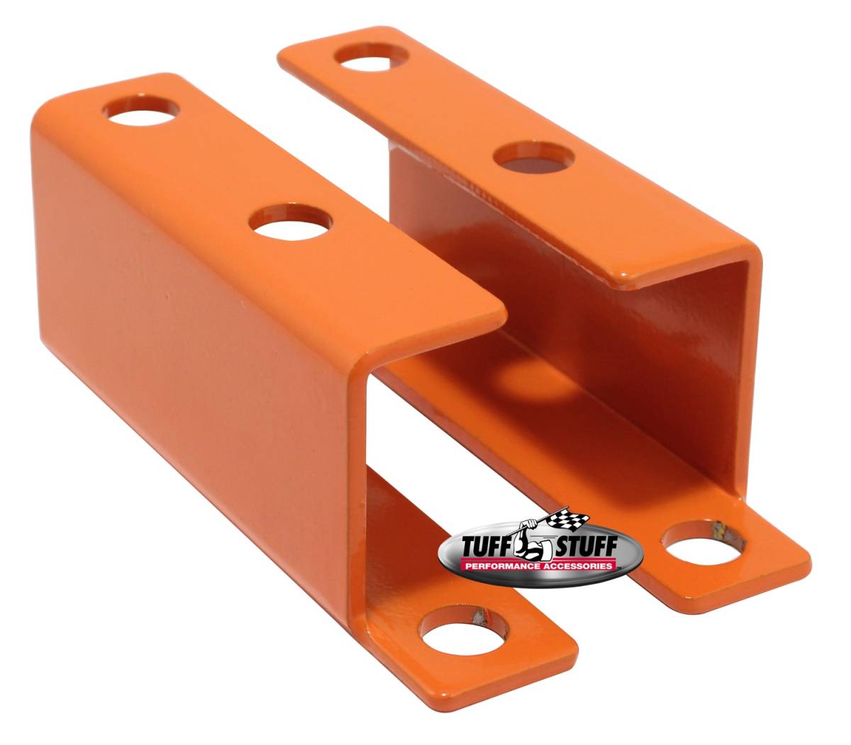 Tuff Stuff Performance - Power Brake Booster Bracket; Incl. Left And Right Side - 1955-1958 GM - For Brake Booster PN[2121/2122/2123/2124/2221/2222/2223/2228/2229/2231] - Orange Powdercoat; 4652BORANGE