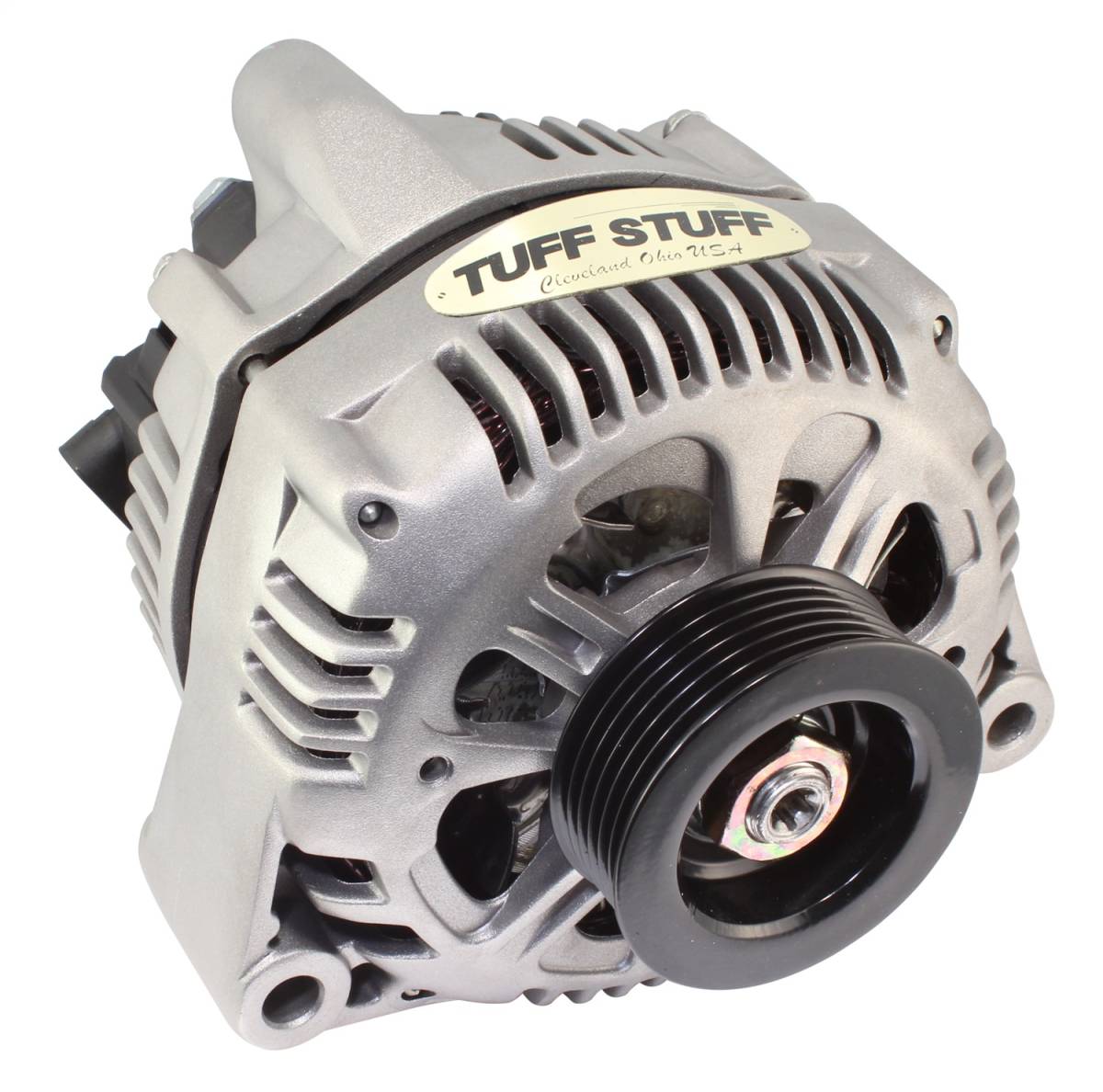 Tuff Stuff Performance - Alternator; 110 AMP - OEM Wire - 6 Groove Pulley - Factory Cast PLUS+; 7721