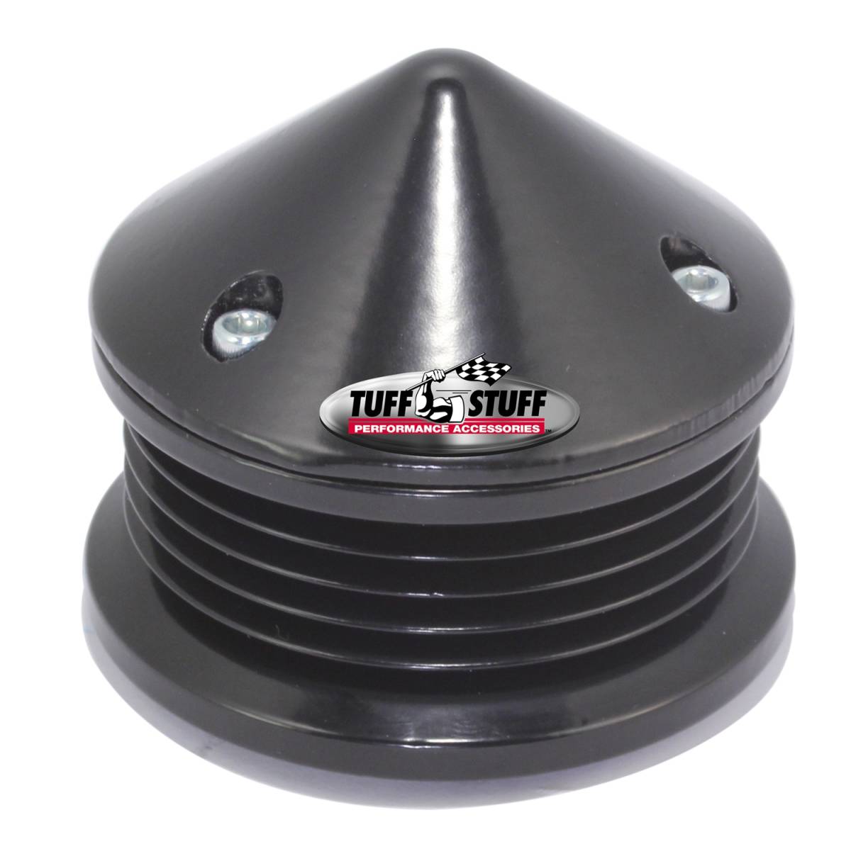 Tuff Stuff Performance - Alternator Pulley; 2.25 in. Pulley - 5 Groove Serpentine - Incl. Lock Washer/Nut - Stealth Black; 7652C