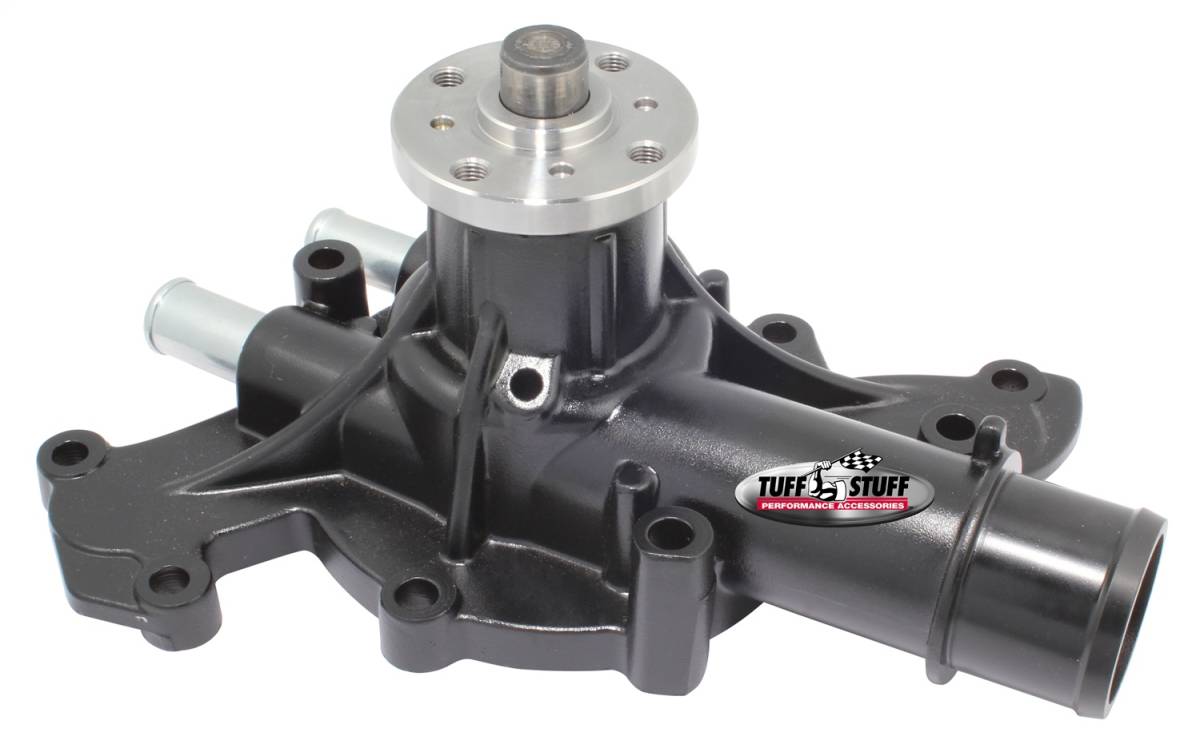 Tuff Stuff Performance - Water Pump; 4.125 in. Hub Height - 3/4 in. Pilot - Standard Flow - Stealth Black Powder Coat; 1548NC