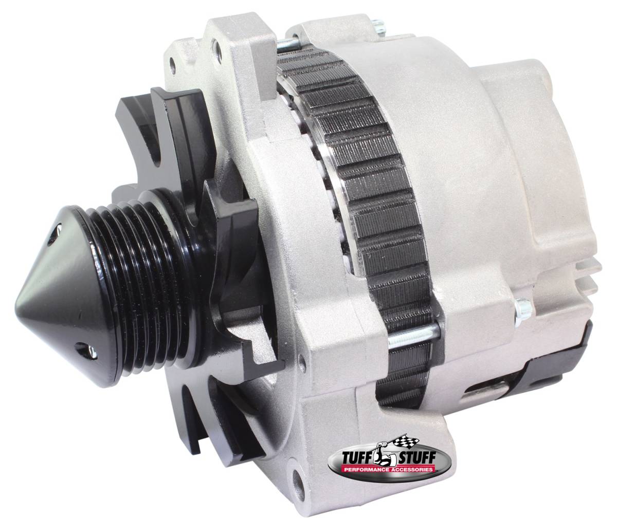Tuff Stuff Performance - Alternator; 160 AMP - 1 Wire Or OEM Hookup - 6 Groove Pulley - Factory Cast PLUS+; 7860K-16G22