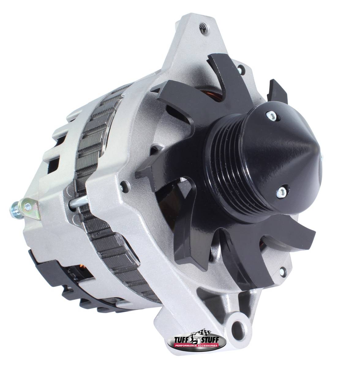 Tuff Stuff Performance - Alternator; 160 AMP - 1 Wire Or OEM Hookup - 6 Groove Pulley - Factory Cast PLUS+; 7935K-16G22