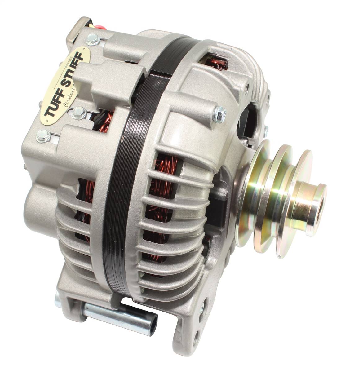 Tuff Stuff Performance - Alternator; 130 AMP - 1 Wire - Double Groove Pulley - Factory Cast PLUS+; 9509DDP