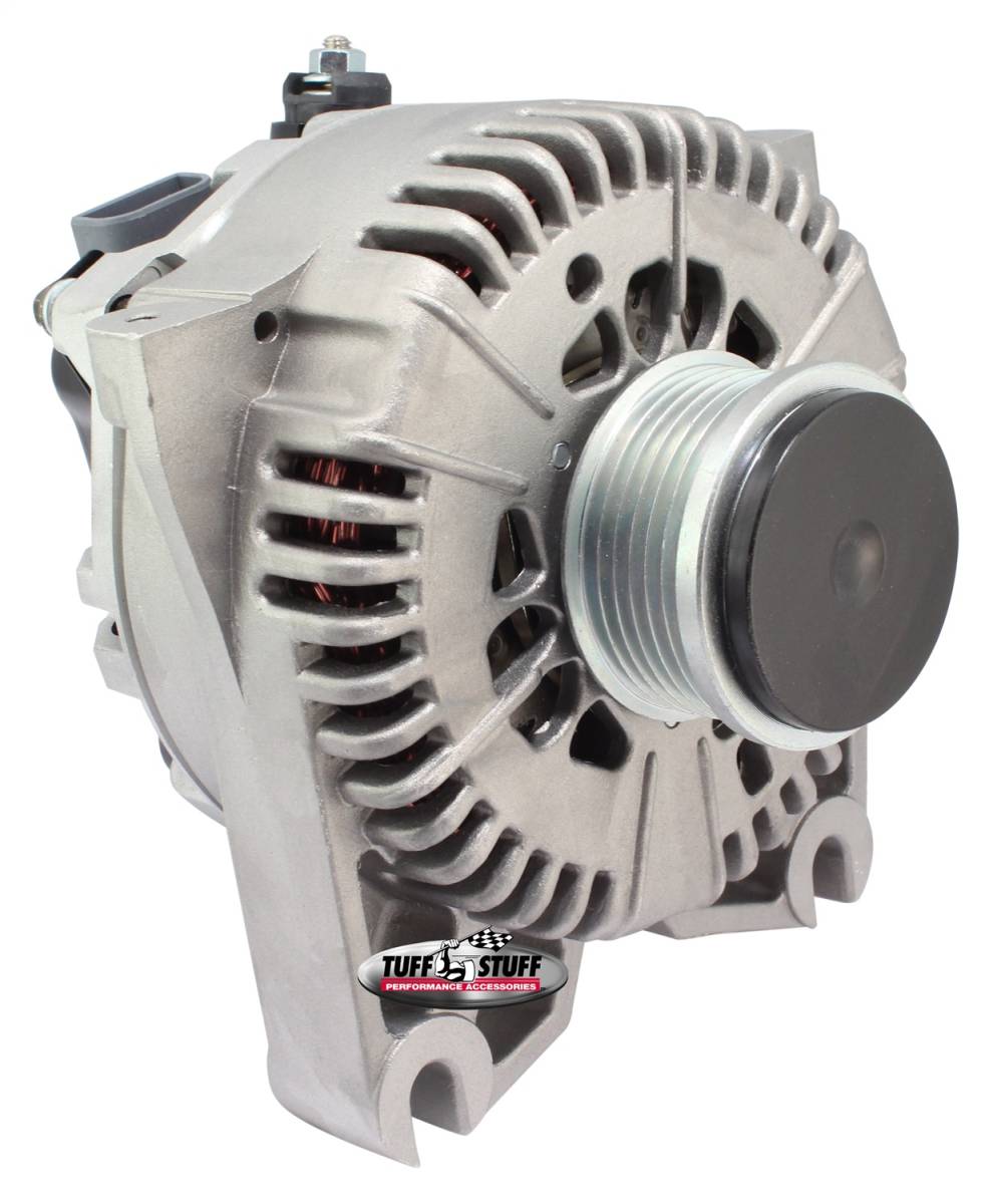 Tuff Stuff Performance - Alternator; 225 AMP - OEM Wire - 6 Groove Clutch Pulley - Factory Cast PLUS+; 8436K