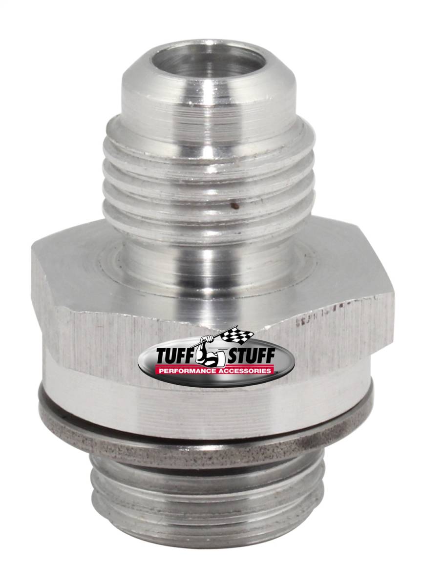 Tuff Stuff Performance - Power Steering Hose Fitting; AN-6 x M16-1.5 - Incl. Washer w/O-Ring - Fits Type II - Aluminum; 5550