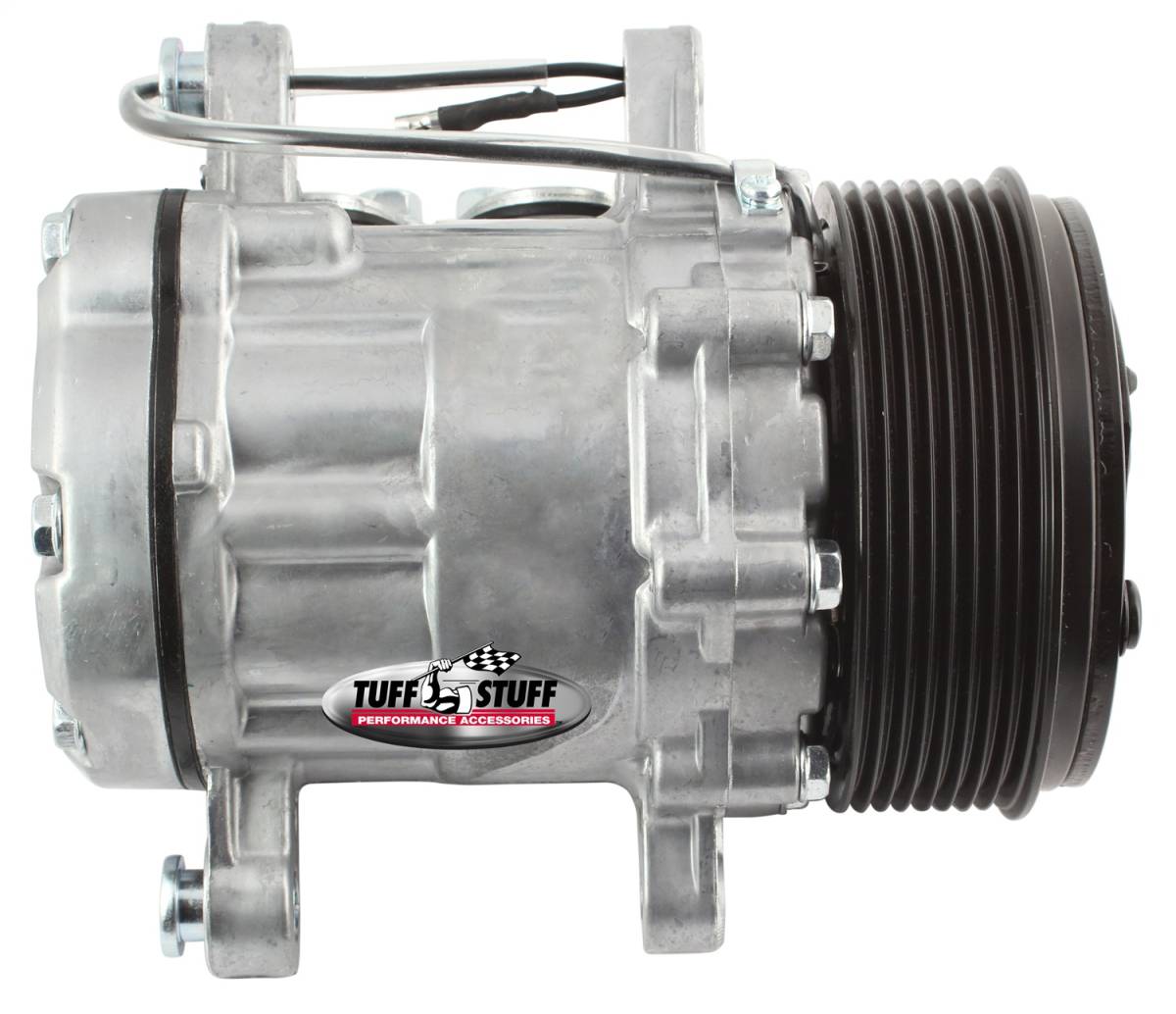 Tuff Stuff Performance - A/C Compressor; R134A Series - 8 Groove Pulley - Factory Cast PLUS+; 4517NC8G